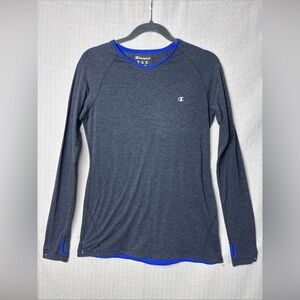 Champion Women's Gray Long‎ Sleeve Top